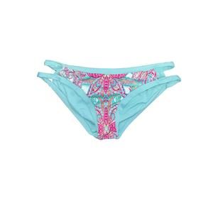 NEW B SWIM women's florida flip pant reversible bikini bottom in island blossom